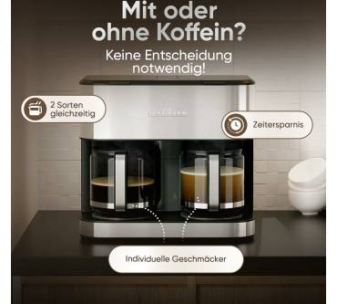 Produktbild ProfiCook Doppelkaffeeautomat PC-KAD 1308