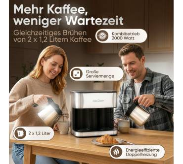 Produktbild ProfiCook Thermo–Doppelkaffeeautomat PC-KAD 1307 