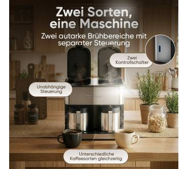 Produktbild ProfiCook Thermo–Doppelkaffeeautomat PC-KAD 1307 