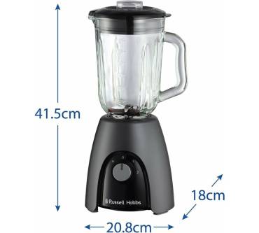 Produktbild Russell Hobbs Matte Charcoal Glas-Standmixer 27121-56