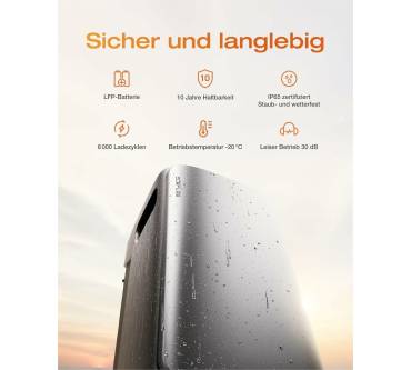 Produktbild Solarway Balkonkraftwerk 1000W/800W mit 1,9 kWh Speicher EcoFlow Stream Max
