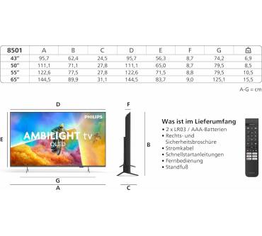 Produktbild Philips 55PQS8501