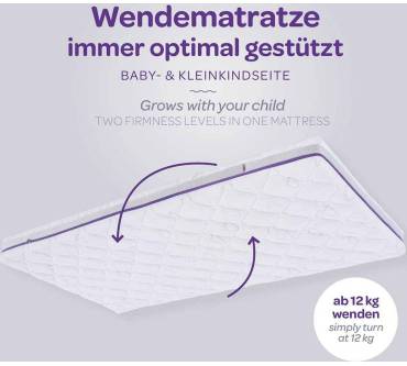 Produktbild Träumeland Gitterbettmatratze Premium Butterfly