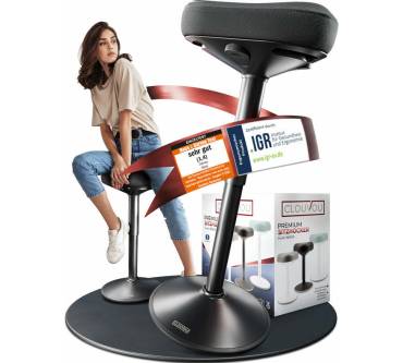 Produktbild Clouvou Nexus ergonomischer Steh-Hocker (57-82 cm)