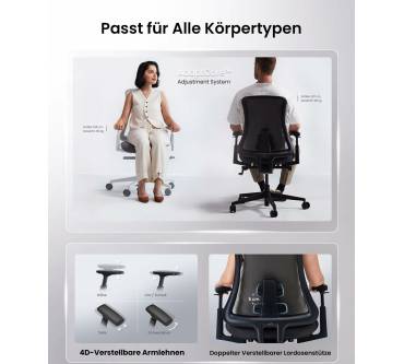 Produktbild ProtoArc Flexer Pro Ergonomischer Bürostuhl