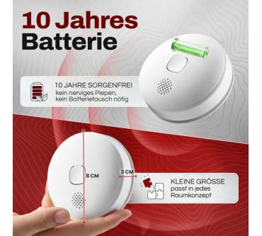 Produktbild Alpenluft Rauchmelder funkvernetzt - mit Smartphone App