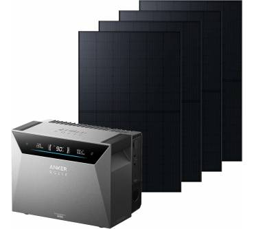 Produktbild Anker Solix Solarbank 4 E5000 Pro und 2000Wp Bifaziales Solarmodul + 1 x BP5000 Erweiterungsakku