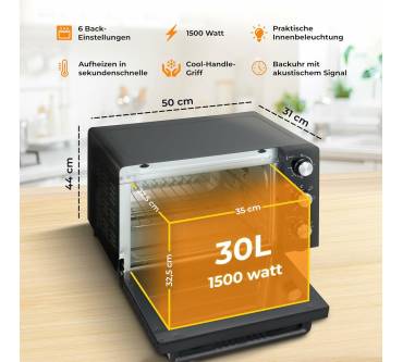 Produktbild Klamer Minibackofen