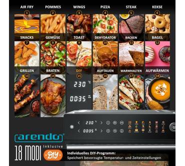 Produktbild Arendo Minibackofen 30L