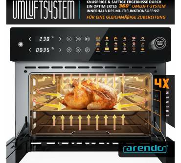 Produktbild Arendo Minibackofen 30L