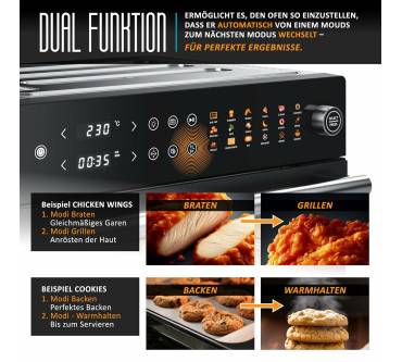 Produktbild Arendo Minibackofen 30L