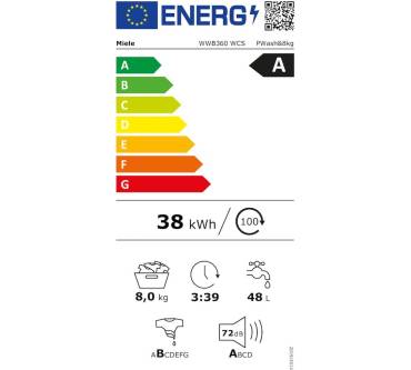 Produktbild Miele WWB360 WCS PWash&8kg