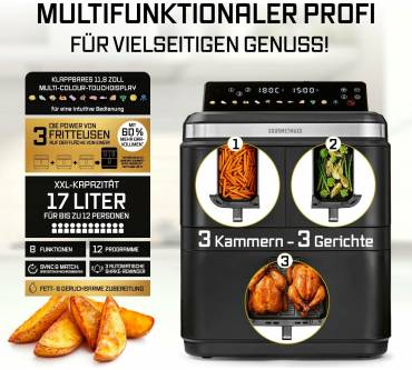Produktbild Gourmetmaxx FryUp3 ohne Sichtfenster