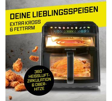 Produktbild Gourmetmaxx Heißluftfritteuse Panorama 7L