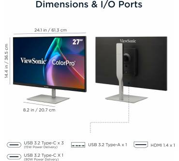 Produktbild ViewSonic ColorPro VP2766-2K