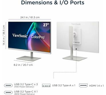 Produktbild ViewSonic ColorPro VP2766-2K