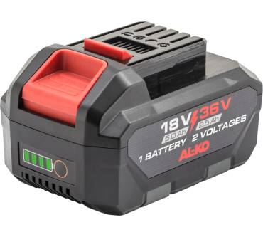 Produktbild Al-Ko Comfort 43.6 Li Comfort-Set (inkl. 2x 18/36 V 5 Ah/2,5 Ah Akkus und Doppelladegerät)