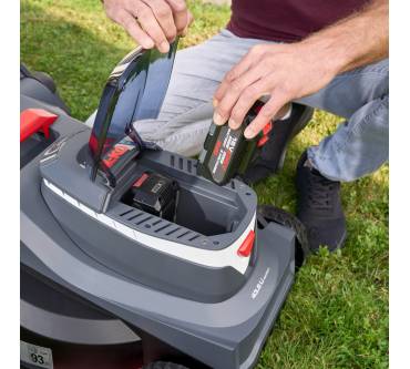 Produktbild Al-Ko Comfort 43.6 Li Comfort-Set (inkl. 2x 18/36 V 5 Ah/2,5 Ah Akkus und Doppelladegerät)