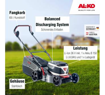 Produktbild Al-Ko 42.2 Li Comfort (inkl. 1 x 36 V 4 Ah Akku und Ladegerät)