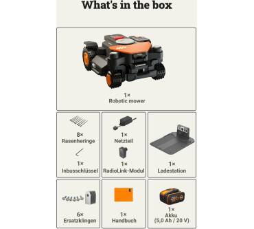 Produktbild Worx Landroid Vision Cloud PowerShare WR342E