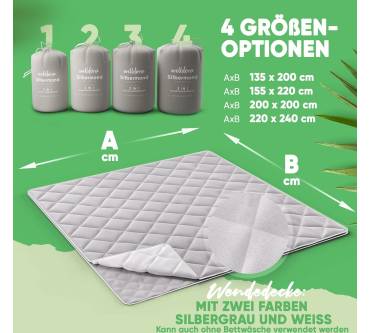 Produktbild Welldora Opticlima Allergiker Bettdecke zweiteilig Vierjahreszeiten