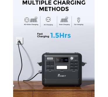 Produktbild FossiBot F2400 + 1 x 200 W Solarpanel