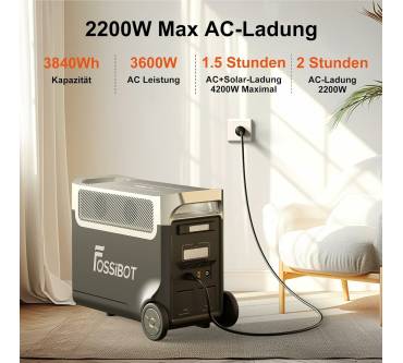 Produktbild FossiBot F3600 Pro + 1x 420 W Solarpanel
