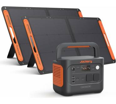 Produktbild Jackery Explorer 1000 v2 + 2 x 100 W SolarSagSaga