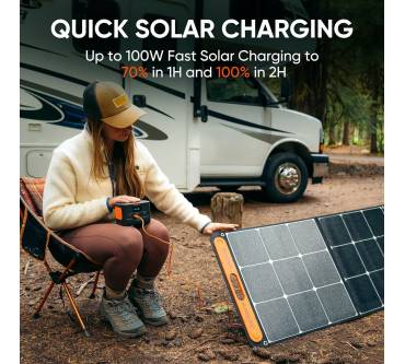 Produktbild Jackery 100 Plus + SolarSaga 40 W Mini