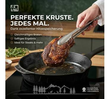 Produktbild Fixline Black Forest Gusseisen Bratpfanne