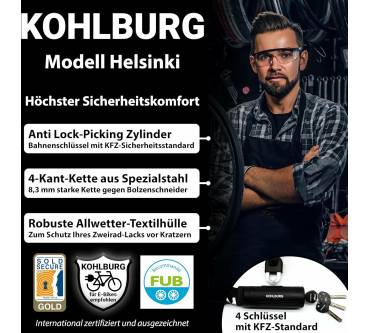 Produktbild Kohlburg Sicherheits-Kettenschloss
