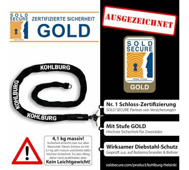 Produktbild Kohlburg Sicherheits-Kettenschloss