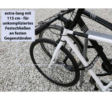 Produktbild Kohlburg Langes Kettenschloss mit Zahlenkombination Oslo