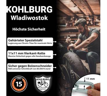 Produktbild Kohlburg Sicherheitsschloss Wladiwostock (85 cm)