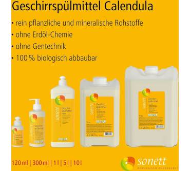 Produktbild Sonett Geschirrspülmittel Calendula