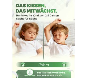 Produktbild Welldora Flaches Kinderkissen aus Memory Foam
