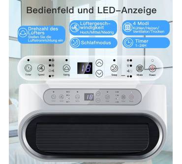Produktbild Costway 5-in-1 mobile Klimaanlage 14000 BTU