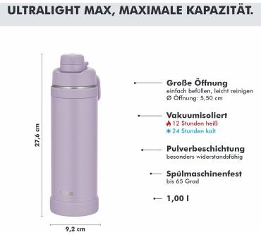 Produktbild Thermos Ultralight Max Bottle 1L