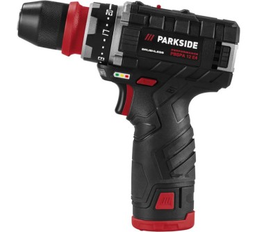 Produktbild Lidl / Parkside Performance Bohrschrauber-Starterset PBSPA 12 E4 mit Akkus und Ladegerät