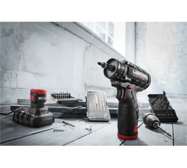 Produktbild Lidl / Parkside Performance Bohrschrauber-Starterset PBSPA 12 E4 mit Akkus und Ladegerät
