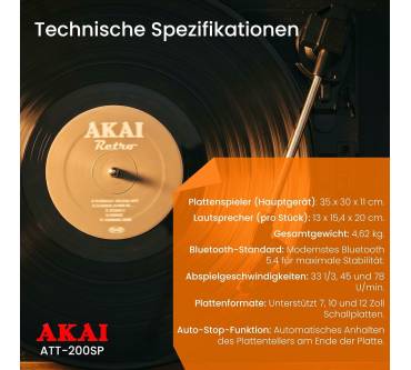 Produktbild Akai ATT-200SP