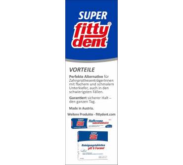 Produktbild Fittydent Super-Haftkleber für Zahnprothesen
