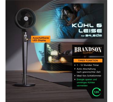 Produktbild Brandson Standventilator 3D Oszillation ECO DC Motor (308345)