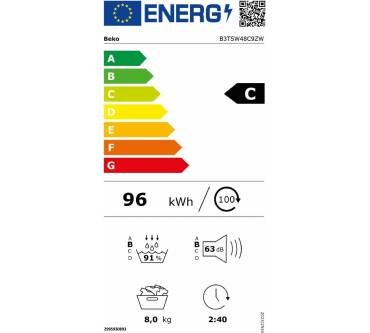 Produktbild Beko B3TSW48C9ZW