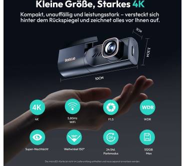 Produktbild Botslab Dashcam HK40 Plus