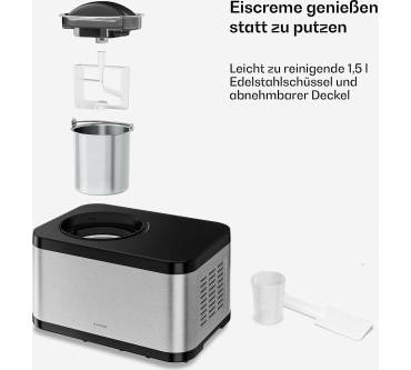 Produktbild Klarstein VeroSteel Eismaschine mit Kompressor