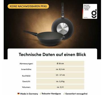 Produktbild Hoffmann Stoniq Wokpfanne