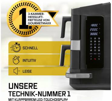 Produktbild Gourmetmaxx FryUp3 mit HighHeat-Ofenschublade