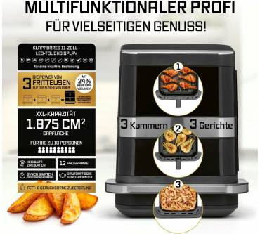 Produktbild Gourmetmaxx FryUp3 mit HighHeat-Ofenschublade