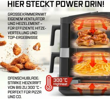 Produktbild Gourmetmaxx FryUp3 mit HighHeat-Ofenschublade